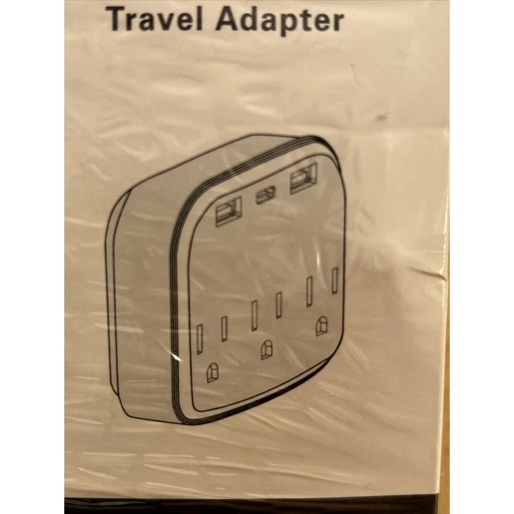 Wall Adapter multi plugs built-in All-in-one Travel Hub AC Power Supply US Plug